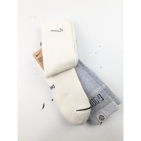 Nike Everyday Plus Undyed Cushioned Crew Socks 2pk - Men 12-15 - Picture 2 of 7